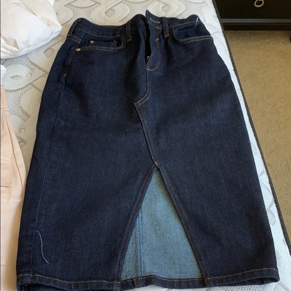 Never worn denim skirt